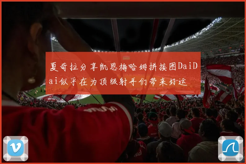 夏奇拉分享凯恩梅哈姆拼接图DaiDai似乎在为顶级射手们带来好运
